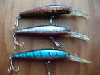 3 stuks kunstaas pluggen / roofvis pluggen / snoek pluggen, Ophalen of Verzenden, Nieuw, Overige typen