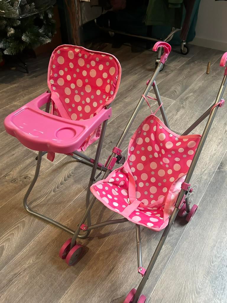 Popwagen en popstoel, Kinderen en Baby's, Speelgoed | Poppen, Ophalen of Verzenden, Babypop