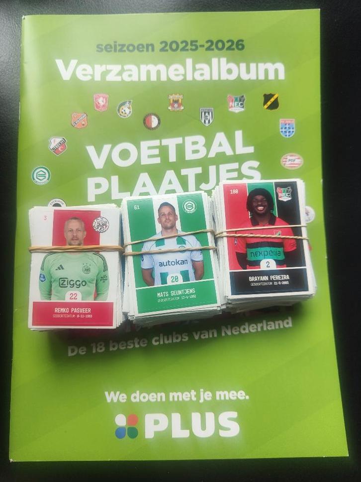 PLUS Voetbalplaatjes sparen & ruilen!, Verzamelen, Supermarktacties, Plus, Ophalen