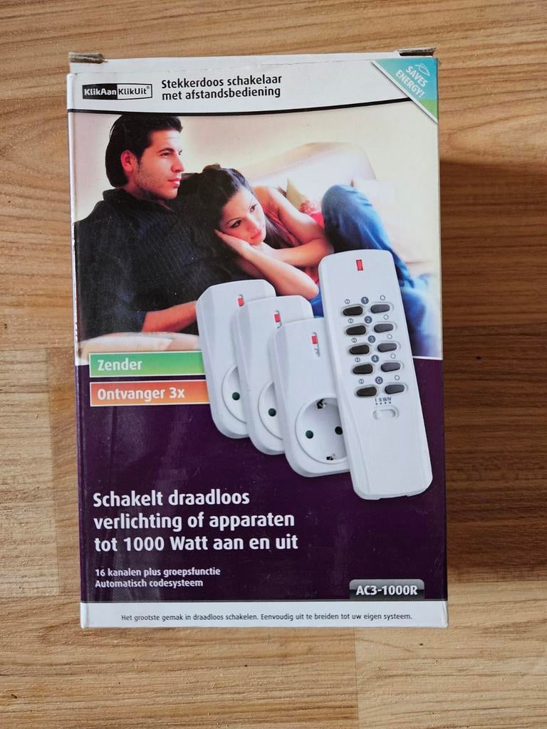 Stekkerdoos schakelaar met afstandsbediening, Ophalen of Verzenden, Schakelaar