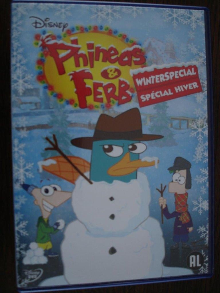 Phineas Ferb Walt Disney winterspecial  KRASVRIJE DVD, Cd's en Dvd's, Alle leeftijden, Ophalen of Verzenden, Zo goed als nieuw