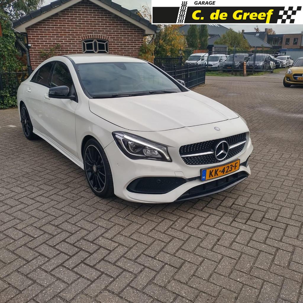 Mercedes-Benz CLA-klasse 180 AMG Night Edition Plus NAP, Auto's, Stof, Gebruikt, 4 cilinders, 715 kg