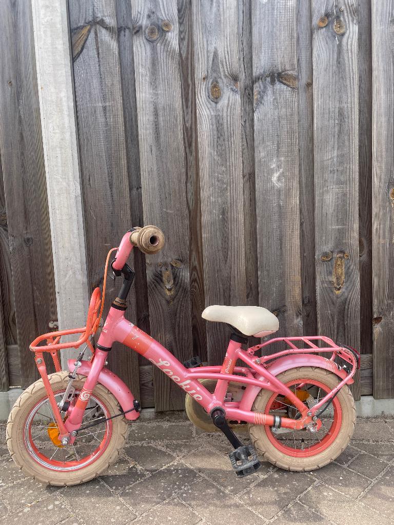 Meisjesfiets 12 inch Loekie, Ophalen, Gebruikt, Loekie, 14 inch of minder
