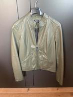 Leer look dames jas Silvercreek maat L, Ophalen of Verzenden, Zo goed als nieuw, Maat 42/44 (L), Groen