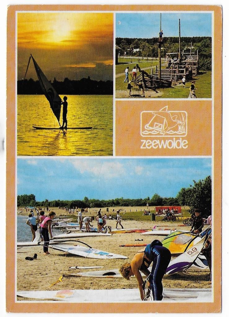 Zeewolde Recreatiecentrum   Gelopen Ansichtkaart (B7836 ), Ophalen of Verzenden, 1980 tot heden, Gelopen