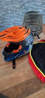 LS2 BMX Helm - Oranje/Zwart/Blauw - Maat L, Ophalen, Zo goed als nieuw, Aluminium, LS2