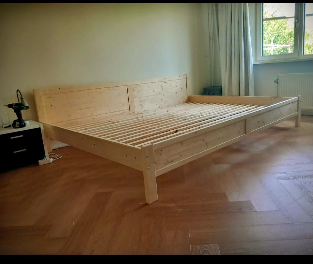 Familiebed 240x200 op maat leverbaar, Huis en Inrichting, Slaapkamer | Bedden, Ophalen, Overige maten, Overige maten, Hout