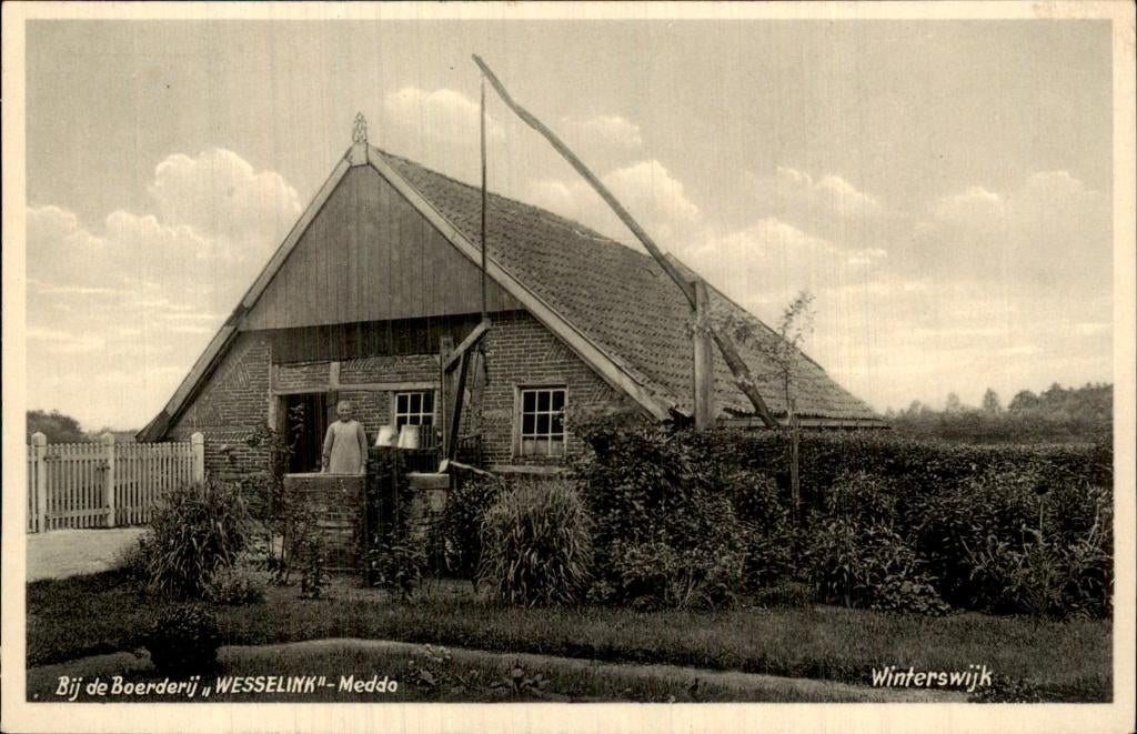 Winterswijk - Boerderij - Wesselink Meddo, Ophalen of Verzenden, 1920 tot 1940, Ongelopen, Gelderland