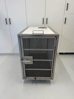 Rvs honden bench / transport kooi, Dieren en Toebehoren, Ophalen, Gebruikt