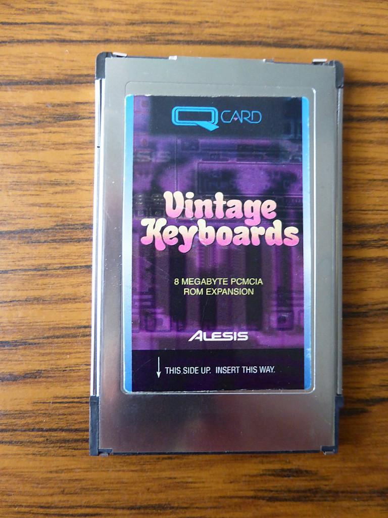 Alesis Qcard Vintage Keyboards, Ophalen of Verzenden, Zo goed als nieuw, Keyboard of Synthesizer
