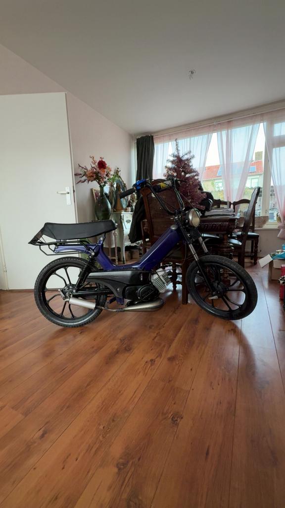 Tomos 65cc blauwe plaat, Fietsen en Brommers, Brommers | Tomos, Zo goed als nieuw, Standard, Maximaal 45 km/u, Ophalen