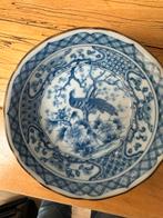 Antiek Japans schaaltje met pauw en bloemen, Antiek en Kunst, Ophalen of Verzenden