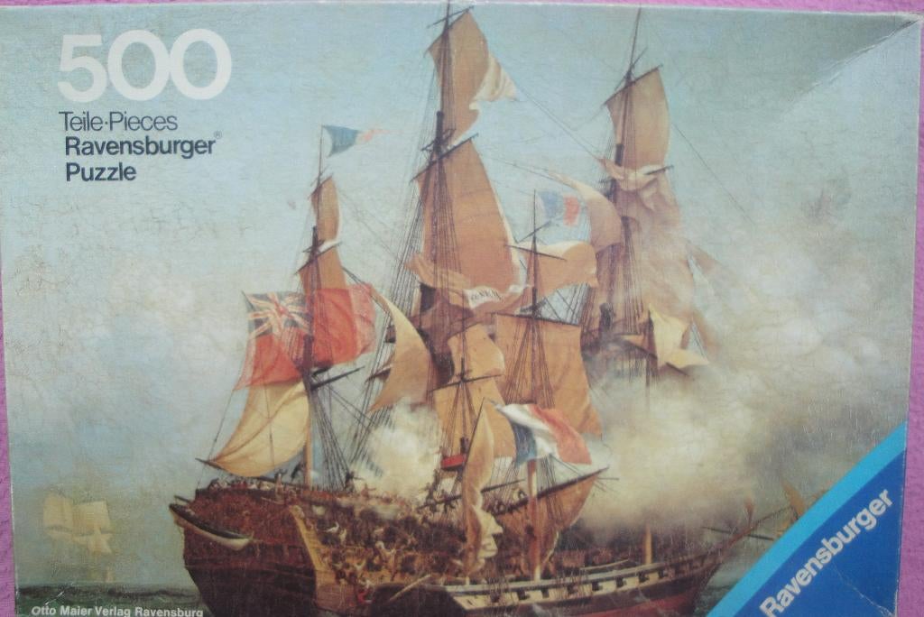 RAVENSBURGER OTTO MAIER PUZZLE 500stukjes voor 2,95euro, Ophalen of Verzenden, 500 t/m 1500 stukjes, Gebruikt, Legpuzzel