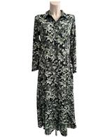 Est'Seven jurk M, Ophalen of Verzenden, Zo goed als nieuw, Onder de knie, Groen