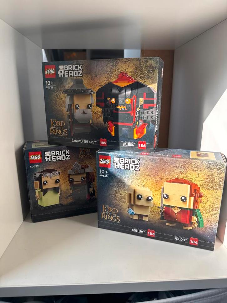 LEGO BrickHeadz Lord of the Rings Set (3 stuks), Kinderen en Baby's, Speelgoed | Bouwstenen, Nieuw, Overige merken, Ophalen of Verzenden