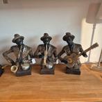 3 Jazz Muzikanten Beeldjes, Ophalen, Nieuw, Pop, Beeldje of Miniatuur