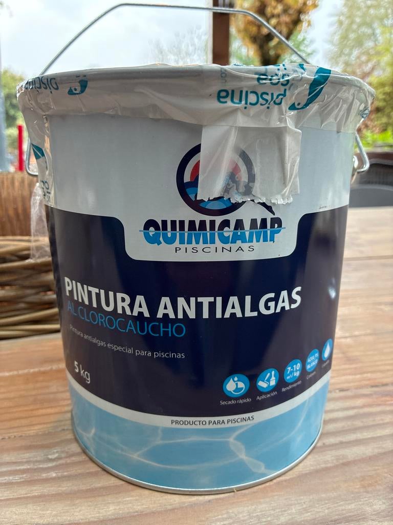 Pintura Antialgas zwembadverf 5kg, Ophalen, Minder dan 80 cm, Overige typen, Rond