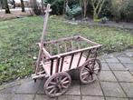 Antiek deco bolderkar trekkar decoratie, Ophalen