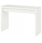 IKEA Malm make-up tafel met glasplaat en lade, Ophalen, Gebruikt, 100 tot 150 cm, Minder dan 100 cm