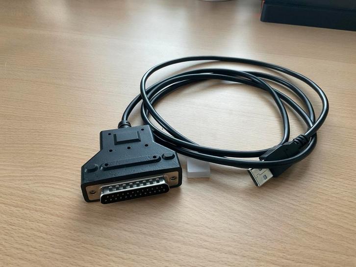 USB naar RS232 DB25 Seriële Adapterkabel, Computers en Software, Pc- en Netwerkkabels, Gebruikt, Ophalen of Verzenden