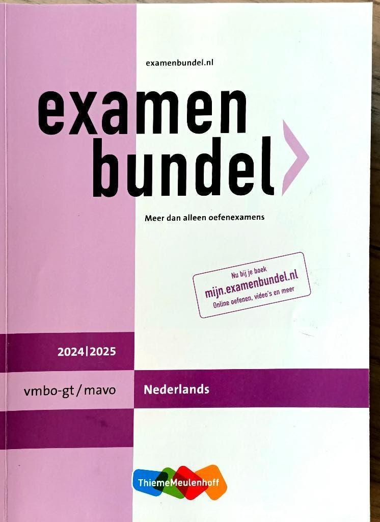 Examen bundel Ned, Eng. Wisk, Nask, Eco Vmbo-gt/Mavo, Ophalen of Verzenden, Zo goed als nieuw, VMBO, Nederlands
