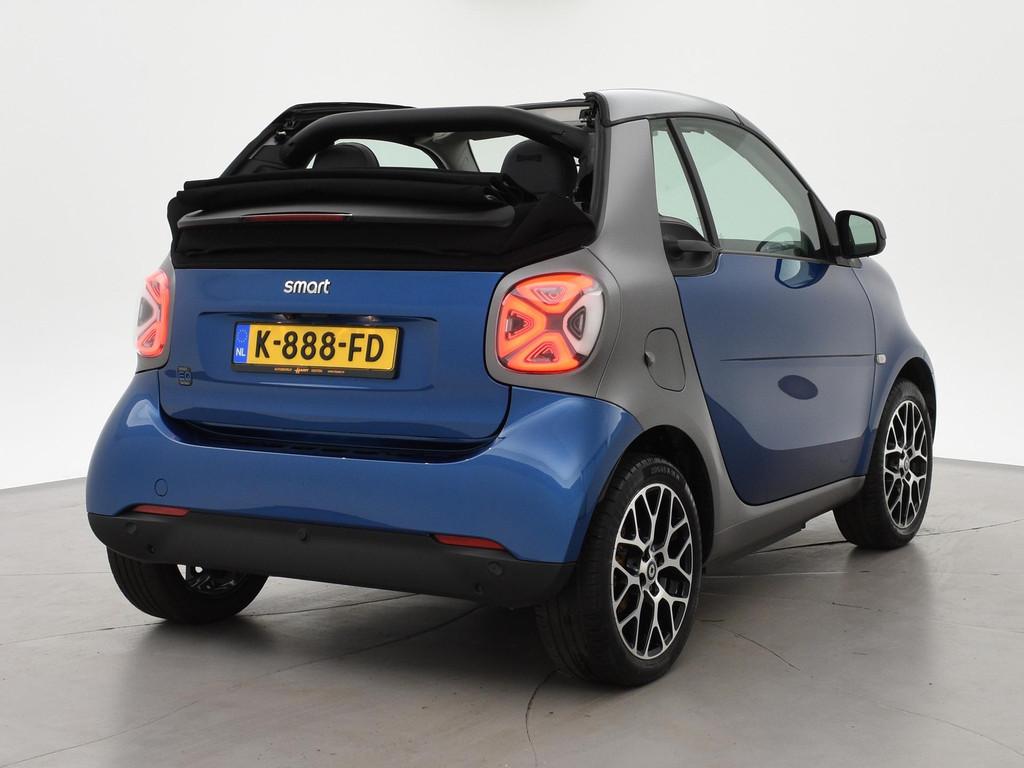 smart fortwo cabrio EQ COMFORT PLUS 18 KW + 16 INCH LMV | LE, Auto's, Smart, Automaat, 1025 kg, Achterwielaandrijving, Cabriolet