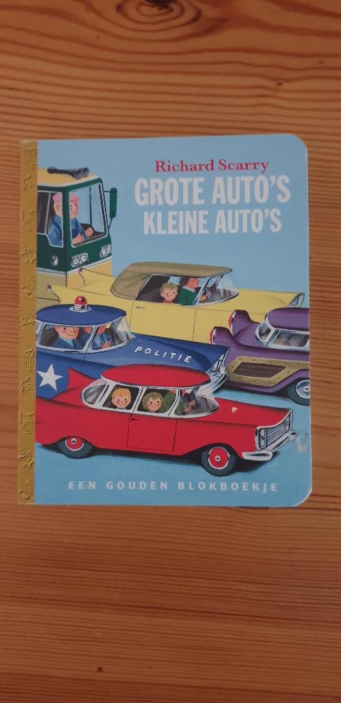 Grote auto's kleine auto's van Richard Scarry., Ophalen of Verzenden, Gelezen, Fictie algemeen