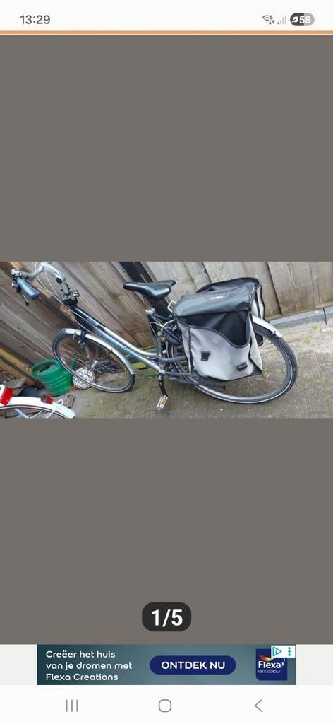 Batavus damesfiets 28 inch opknapper kun je wel op fietsen n, Fietsen en Brommers, Ophalen, Gebruikt, Kinderkar, 80 kg of meer