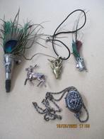 Broche herten , hanger etc.spelden voor jagers., Met kristal, Overige materialen, 4 tot 7 cm, Gebruikt