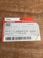 MVV - Helmond Sport Ticket 16-10-2009, Ophalen of Verzenden, Overige binnenlandse clubs, Overige typen