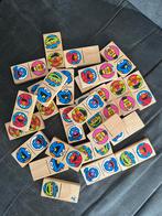 Sesamstraat Domino Spel voor Kinderen - Houten Blokjes, Ophalen of Verzenden, Gebruikt, Jongen of Meisje
