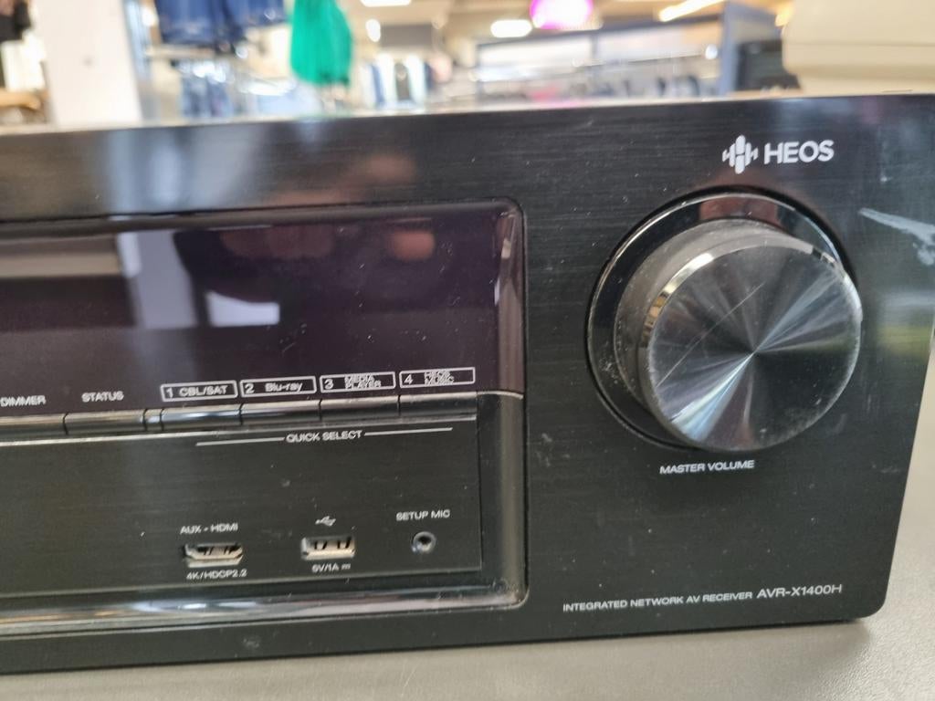 Denon reciever AVR-X1400H in nieuwstaat!, Audio, Tv en Foto, Versterkers en Receivers, Denon, Ophalen of Verzenden, Zo goed als nieuw