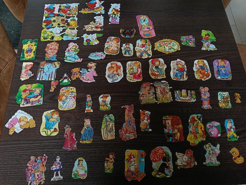 Antieke poëzie plaatjes, Ophalen of Verzenden, Zo goed als nieuw, Meerdere plaatjes