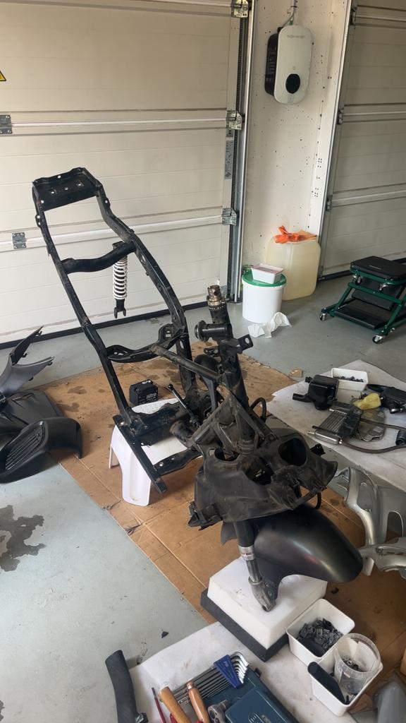 Gilera Runner frame met 123, Motoren, Ophalen, Gebruikt