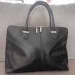 Zwarte lederen tas van Claudio Ferrici, Ophalen of Verzenden, Zo goed als nieuw, Zwart, Handtas