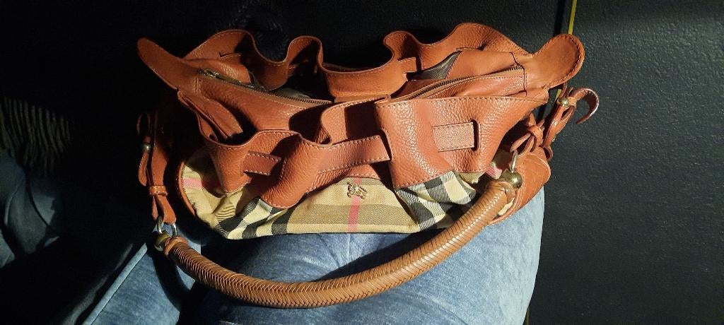Burberry tas, Ophalen of Verzenden, Zo goed als nieuw, Bruin, Handtas
