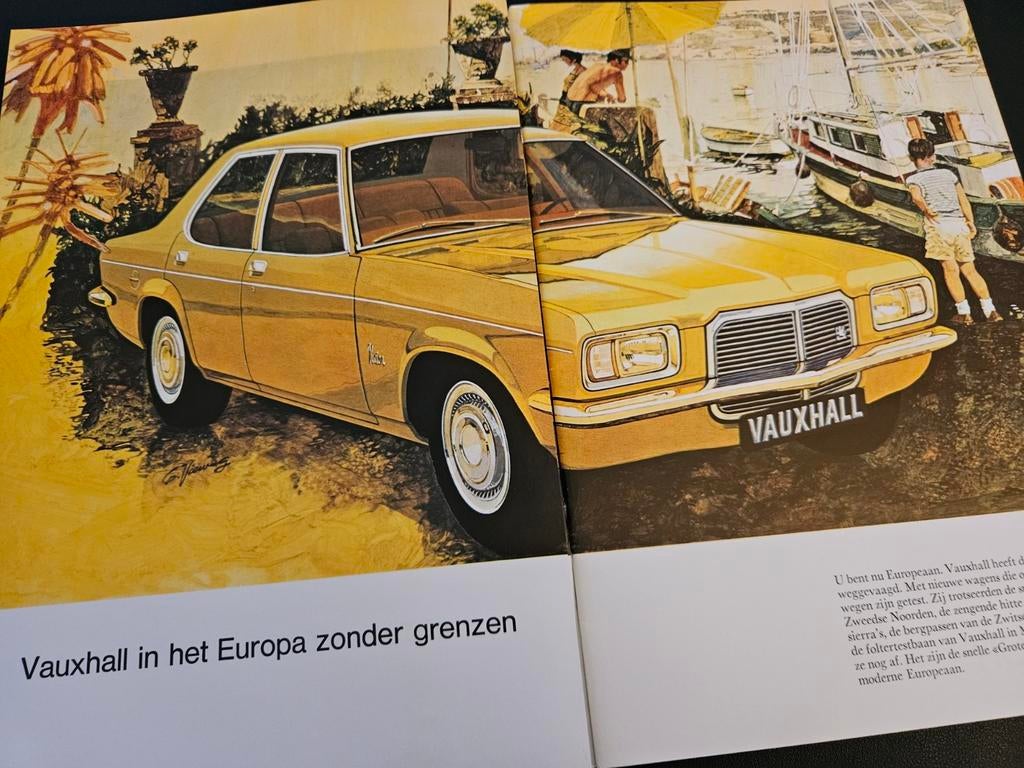 Brochure Vauxhall Victor, VX 4/90, Ventora 1972, Ophalen of Verzenden, Zo goed als nieuw, Overige merken