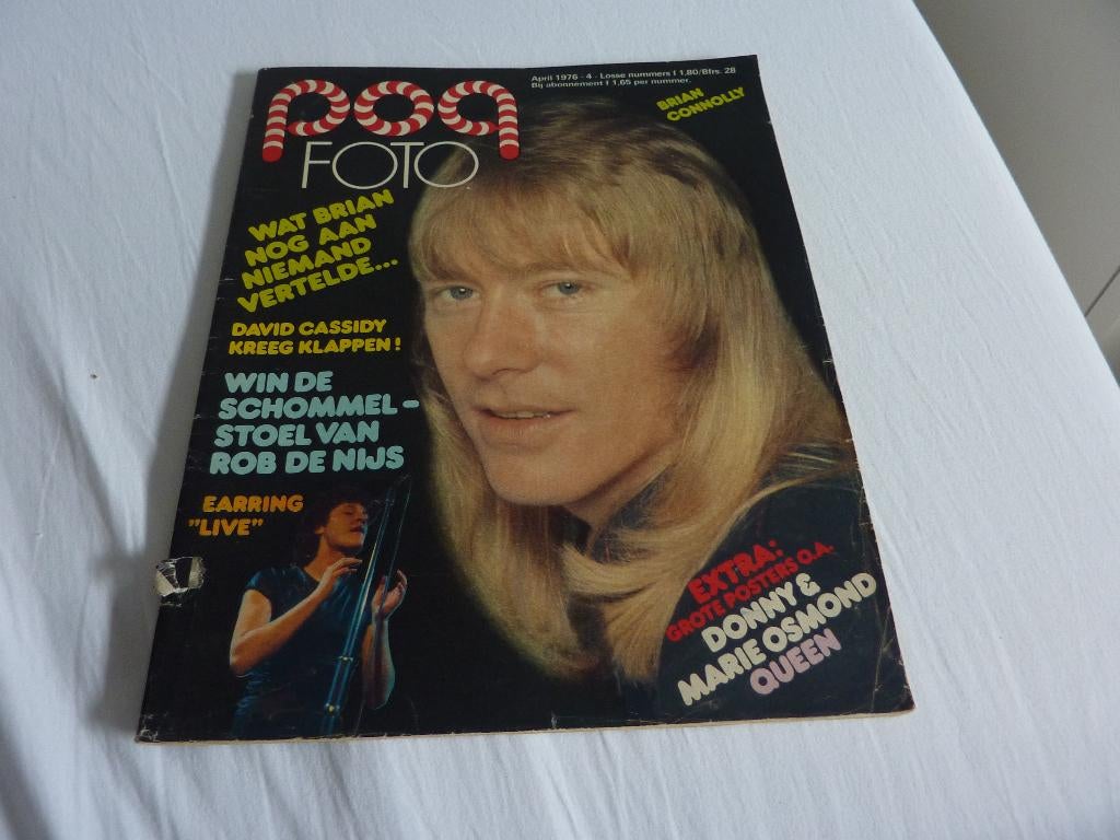 POPFOTO 1976-SWEET-D CASSIDY-D OSMOND-R DE NIJS-EARRING, Verzamelen, Verzenden, 1980 tot heden, Tijdschrift