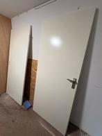 2 oudere opdek deuren, één met beslag (spaanplaat), Ophalen, Gebruikt, Binnendeur, 200 tot 215 cm