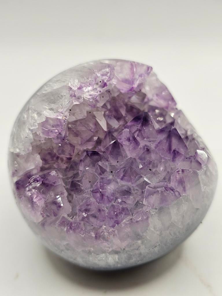 Uruguay Amethist Bol AAA Kwaliteit - Prachtige Geode, Ophalen of Verzenden, Mineraal