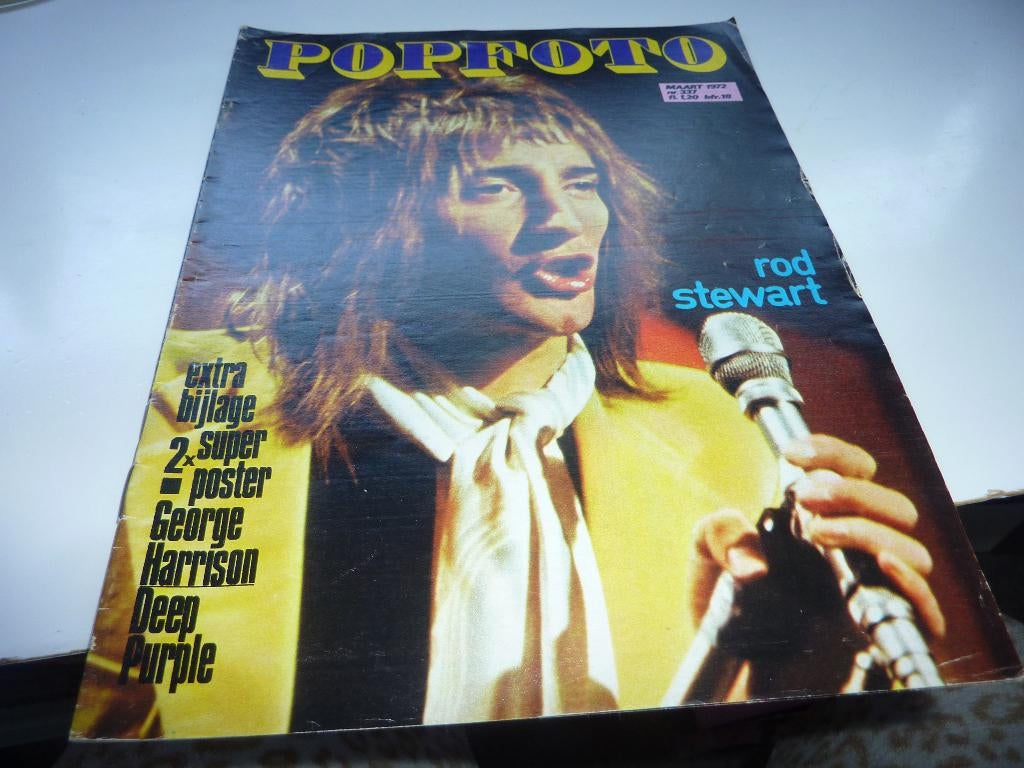 POPFOTO NR 337 1972-MIDDLE OF THE ROAD-STONES-P SIMON-FACES, Verzamelen, Verzenden, 1960 tot 1980, Tijdschrift