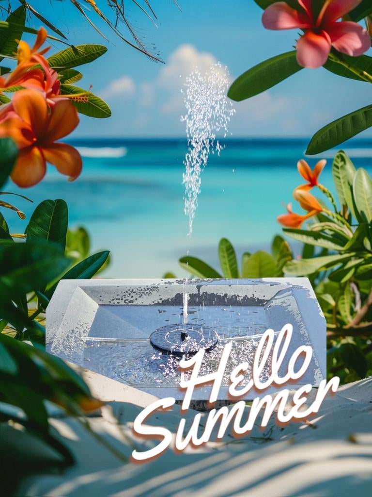 Solar fontein met UNIEKE water stablisoren ‼️, Eén persoon, Overige typen