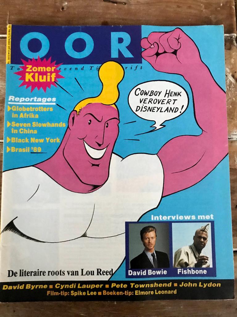 OOR Magazine 1989 DAVID BOWIE Lou Reed CYNDI LAUPER Byrne, Boeken, Ophalen of Verzenden, Muziek, Film of Tv