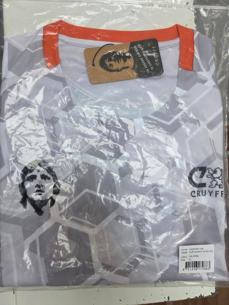 Cruyff 14K Run Shirt XL, Kleding | Heren, T-shirts, Ophalen of Verzenden, Nieuw, Maat 56/58 (XL), Zwart