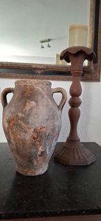 gietijzeren kandelaar, Ophalen, Zo goed als nieuw, Metaal, Kandelaar