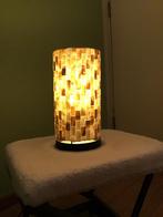 Kleine tafellamp, Huis en Inrichting, Ophalen, Overige materialen, Mozaiek schelpen, Zo goed als nieuw