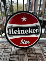 Vintage Heineken Lichtkoepel Reclamebord Oud Rood Logo 77cm, Ophalen, Gebruikt, Lichtbak of (neon) lamp