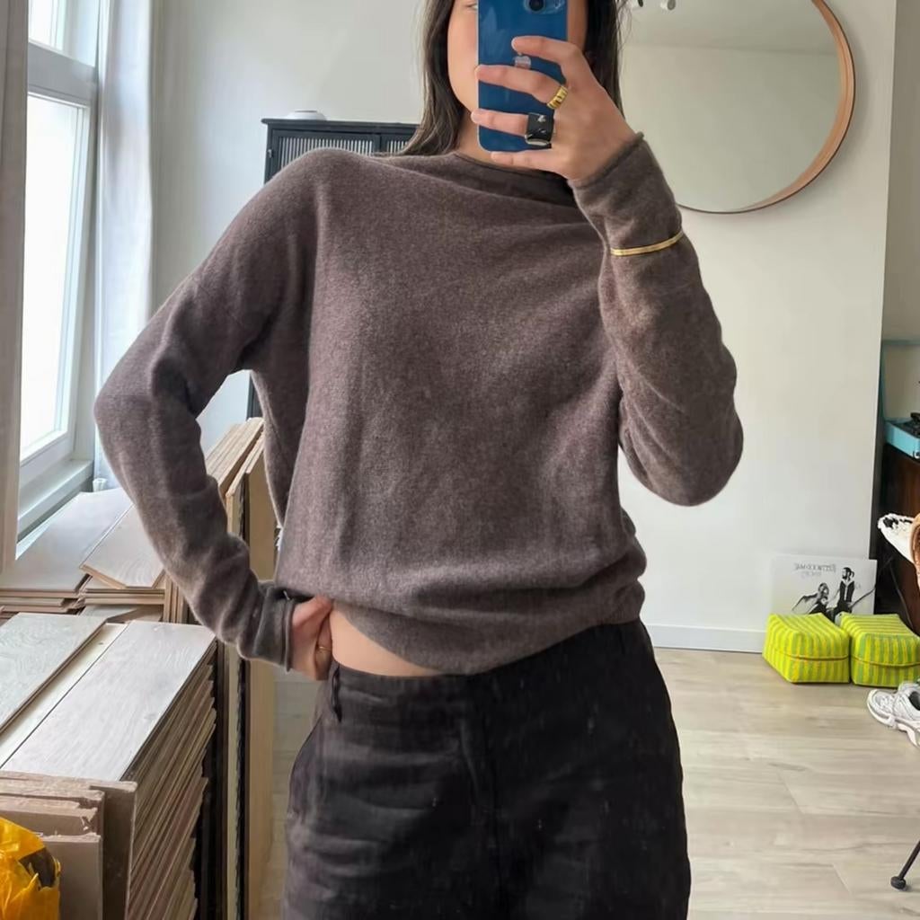 Anna van Toor cashmere knit  - Maat xs, Ophalen of Verzenden, Zo goed als nieuw, Maat 34 (XS) of kleiner, Bruin