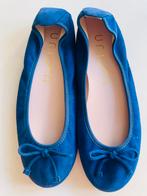 Te koop: leren ballerina’s, Unisa, blauw, maat 38, Ophalen of Verzenden, Zo goed als nieuw, Blauw