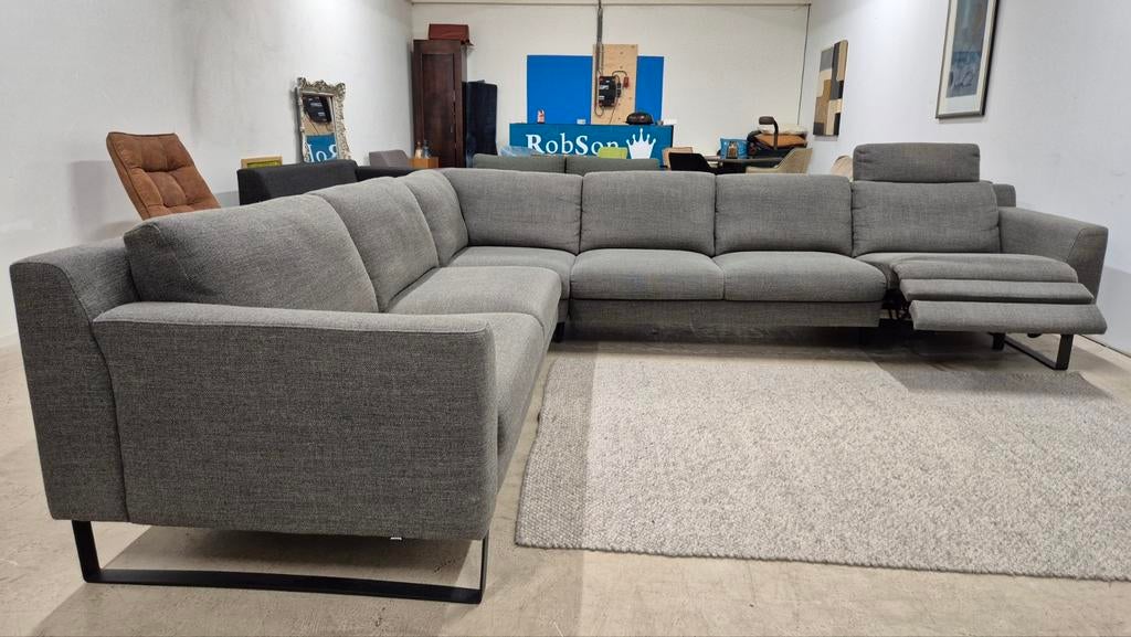 Montel Montelex XXL design hoekbankmet relax system, Huis en Inrichting, Banken | Bankstellen, Modern design, Montel Montelix, hoekbank